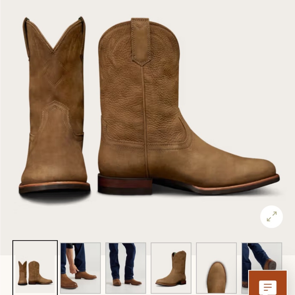 Tecovas Light Mesquite Cowhide Men’s Western Boots. Original price $288